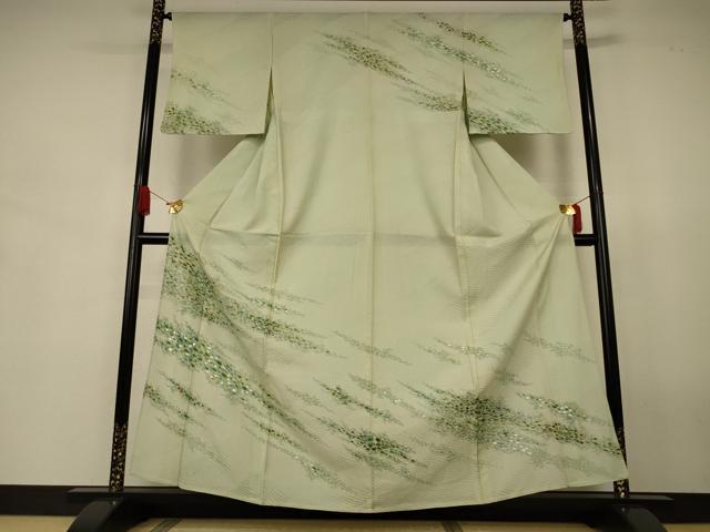 平和屋着物*夏物 訪問着 立波紋紗 霞文 金銀彩 三越扱い 正絹 逸品 AABJ8082jd