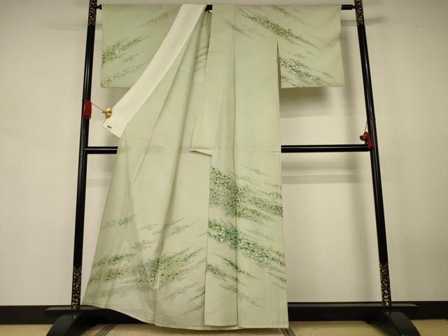 平和屋着物*夏物 訪問着 立波紋紗 霞文 金銀彩 三越扱い 正絹 逸品 AABJ8082jd