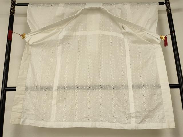 平和屋着物*夏物 長襦袢 総レース 唐草文 白色 綿 AABJ8085jd