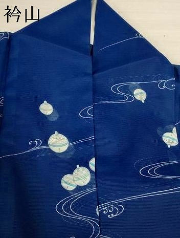 平和屋着物*夏物 小紋 絽 流水文 鈴 洗える着物 AABJ8087jd