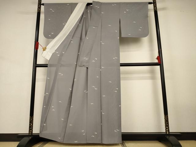 平和屋着物*夏物 銀座もとじ 小紋 絽 飛鳥文 正絹 逸品 AABJ8107jd