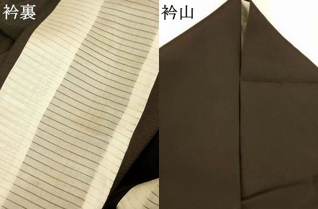 平和屋着物*夏物 訪問着 絽 月 暈し染め 黒地 正絹 逸品 AABJ8109jd