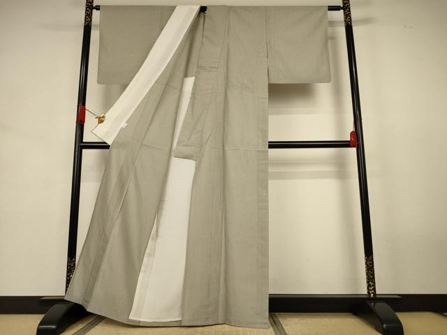 平和屋着物*夏物 紗紬 縞 正絹 逸品 AABJ8119jd