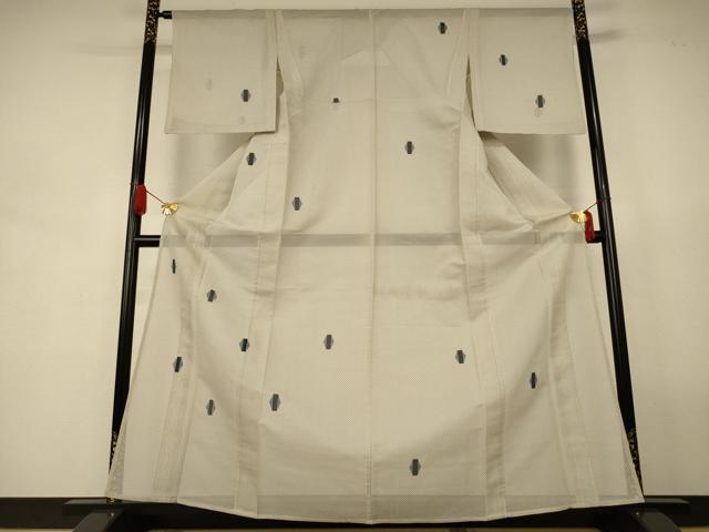 平和屋着物*夏物 訪問着 紗 幾何学文様 正絹 逸品 AABJ8126jd