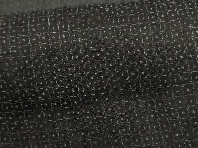 平和屋着物*夏物 重要無形文化財 本場宮古上布 格子 苧麻 逸品 AABJ8150jd