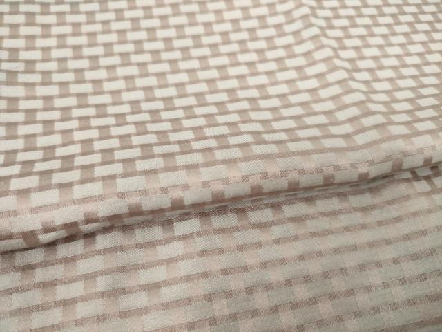 平和屋着物●長襦袢 無双仕立て 竹姫 格子 半衿刺繍 反端付き 正絹 逸品 AABJ8190ck