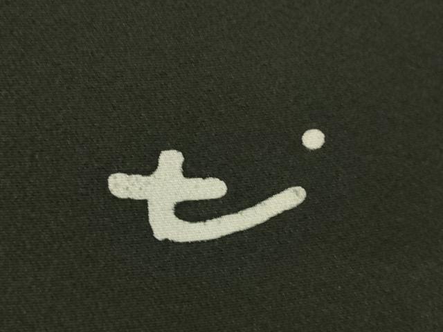 平和屋着物●訪問着 作家物 ろうけつ染 幾何学文様 黒地 正絹 逸品 AABJ8222ck