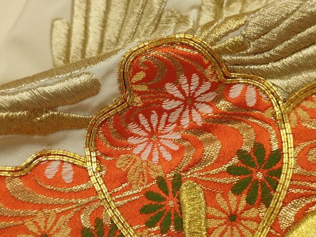 平和屋本店●色打掛 和装 婚礼 結婚式 花嫁 神社挙式 総刺繍 駒刺繍 鳳凰松文 金銀糸 逸品 AABJ8244ou
