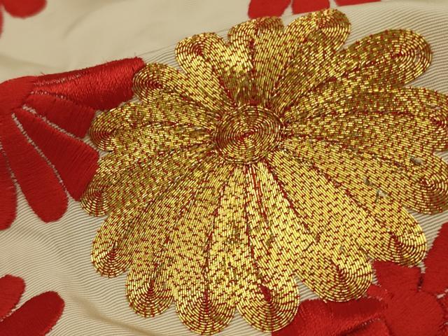 平和屋本店●色打掛 和装 婚礼 結婚式 花嫁 神社挙式 総刺繍 駒刺繍 鳳凰花文 金銀糸 逸品 AABJ8245ou