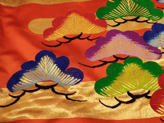 平和屋本店●色打掛 和装 婚礼 結婚式 花嫁 神社挙式 唐織 総刺繍 飛鶴松文 金彩 逸品 AABJ8271ou