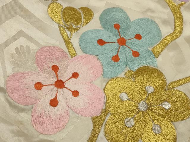 平和屋本店●色打掛 和装 婚礼 結婚式 花嫁 神社挙式 総刺繍 草花文 金銀糸 逸品 AABJ8277ou