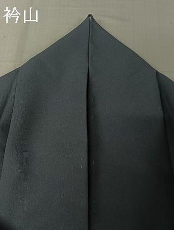 平和屋着物▽色無地 単衣 藍鼠色 洗える着物 AABJ8295jh