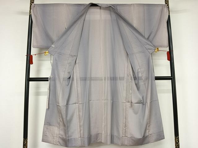 平和屋着物▽道中着 スリーシーズン 春夏秋 塵除け 霞文 暈し染め ロング丈 正絹 逸品 AABJ8306jh