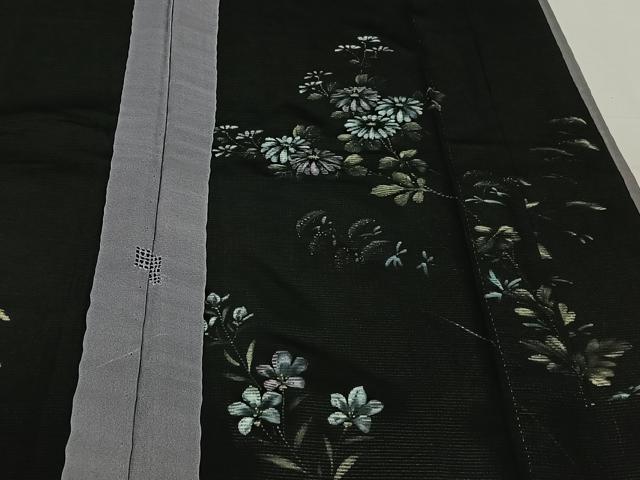 平和屋着物▽訪問着 無双 紗袷 紗×絽 雪芝花文 ますいわ屋扱い 正絹 逸品 AABJ8310jh