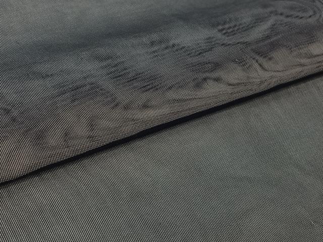 平和屋着物▽上質な小紋 無双 紗袷 紗×紗 霞文 暈し染め 正絹 逸品 AABJ8329jh