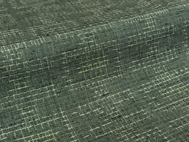 平和屋着物▽上質な紬 単衣 幾何学文様 正絹 逸品 AABJ8394jh