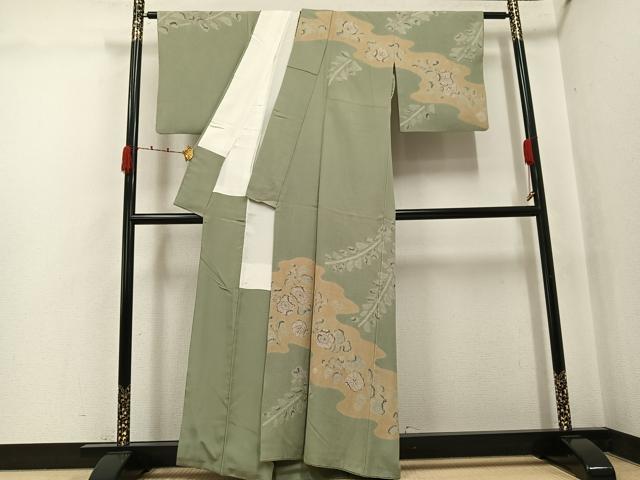 平和屋着物●訪問着 辻が花 絞り 正絹 逸品 AABJ8424ph