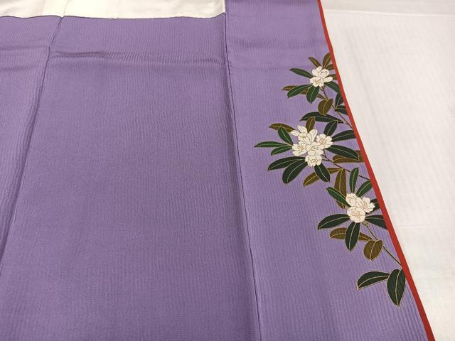 平和屋着物●豪華振袖 駒刺繍 花蝶文 暈し染め 金彩 正絹 逸品 AABJ8437ph
