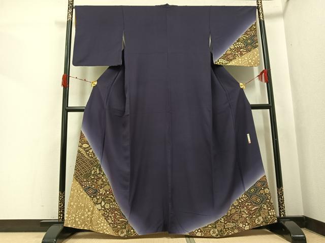 平和屋着物●訪問着 作家物 辻が花 暈し染め 正絹 逸品 AABJ8457ph
