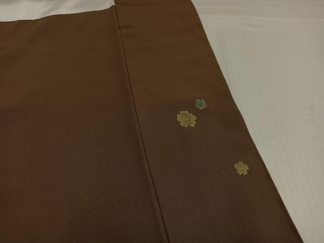 平和屋着物●訪問着 中国三大刺繍 汕頭刺繍 スワトウ刺繍 総刺繍 松竹梅雪輪花蝶文 暈し染め 正絹 逸品 AABJ8507ph