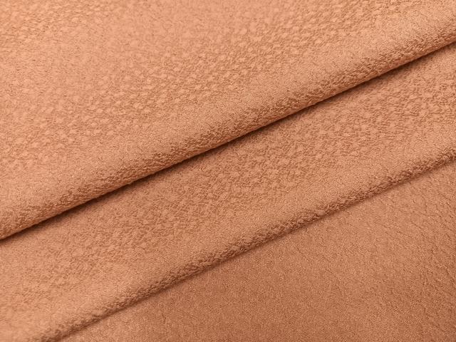 平和屋着物●上質な色無地 ときがら茶色 正絹 逸品 AABJ8511ph