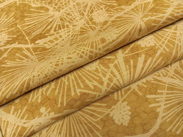 平和屋着物●上質な小紋 紬地 松 正絹 逸品 AABJ8519ph