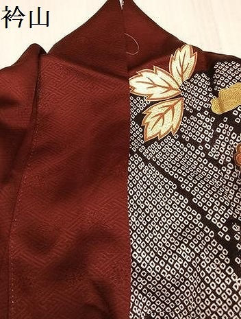 平和屋着物●豪華振袖 駒刺繍 草花文 金彩 正絹 逸品 AABJ8528ph