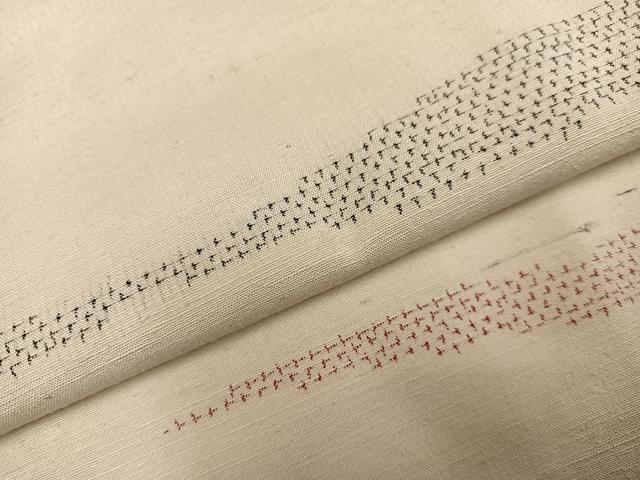 平和屋着物●上質な紬 霞文 正絹 逸品 AABJ8544ph