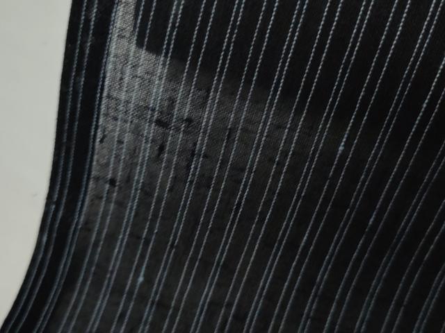 平和屋着物*夏物 男性 紗紬 縞 正絹 逸品 AABJ8565cs