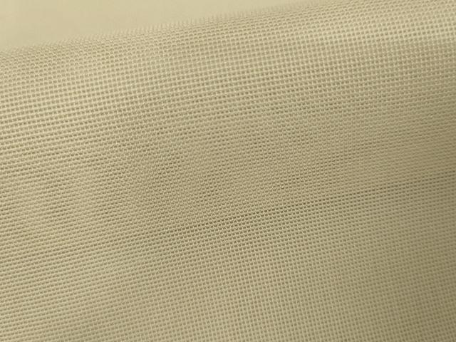 平和屋着物*夏物 男性 色無地 紗 砂色 正絹 逸品 AABJ8590cs