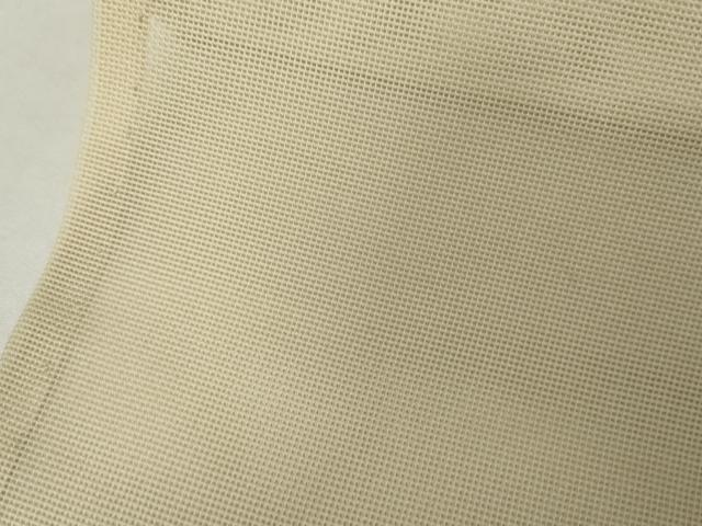 平和屋着物*夏物 男性 色無地 紗 砂色 正絹 逸品 AABJ8590cs