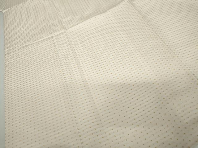 平和屋着物●男性 色紋付・羽織セット 菱文 金糸 キングサイズ 洗える着物 AABJ8601cs