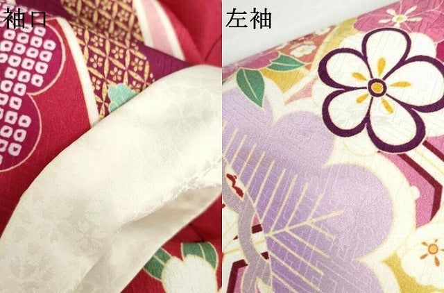 平和屋着物●豪華振袖 蔓帯松竹梅 暈し染め ロング丈 正絹 逸品 AABJ8602cs