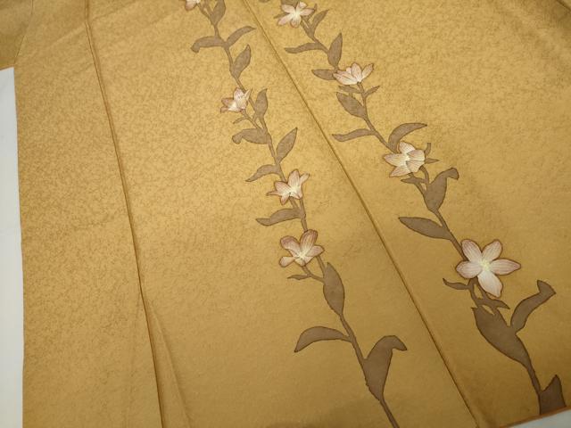 平和屋着物●訪問着 作家物 枝花文 正絹 逸品 AABJ8610cs