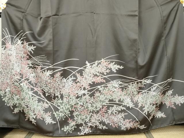 平和屋着物●訪問着 萩 正絹 逸品 未使用 AABJ8618cs