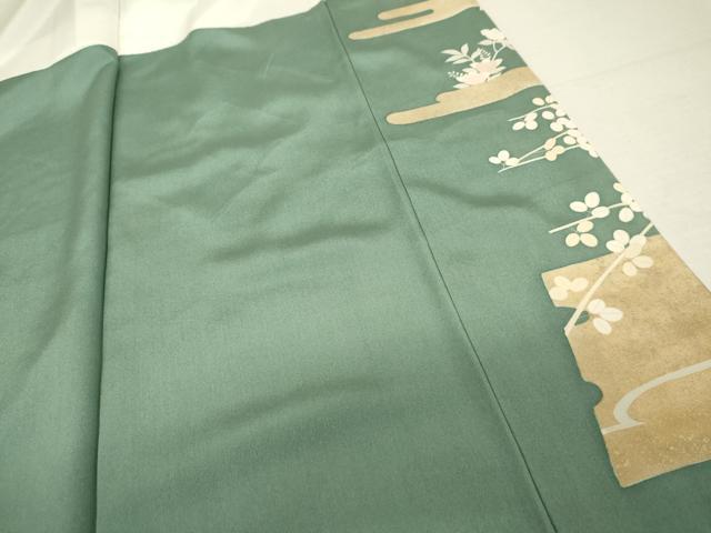 平和屋着物●訪問着 駒刺繍 冊子花文 金彩 正絹 逸品 AABJ8643cs