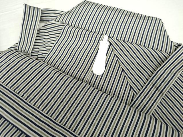 平和屋着物●男性 馬乗り袴 縞 正絹 逸品 未使用 AABJ8651cs