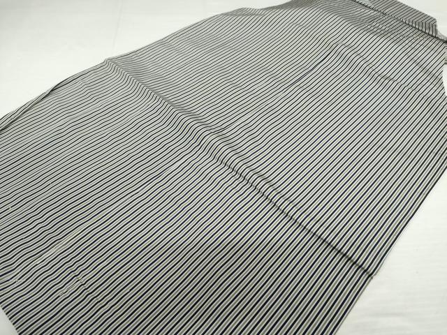 平和屋着物●男性 馬乗り袴 縞 正絹 逸品 未使用 AABJ8651cs