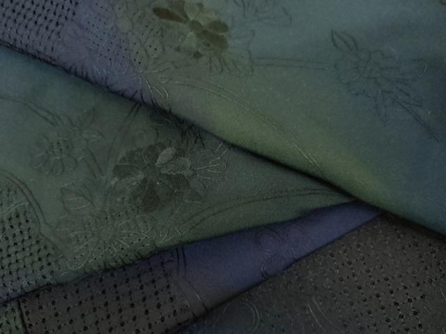 平和屋着物●中国三大刺繍 汕頭刺繍 スワトウ刺繍 訪問着 総刺繍 雪輪草花文 暈し染め 正絹 逸品 未使用 AABJ8652cs