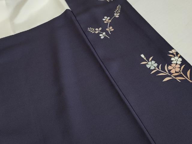 平和屋着物●創業460年・千總 訪問着 駒刺繍 枝花文 正絹 逸品 AABJ8679cs