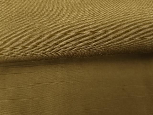 平和屋着物●男性 馬乗り袴 紬地 色無地 朽葉色 正絹 逸品 AABJ8696cs
