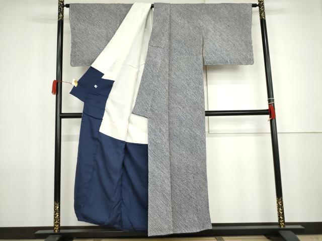 平和屋着物●大変加工の良い総絞り小紋 正絹 逸品 未使用 AABJ8706cs