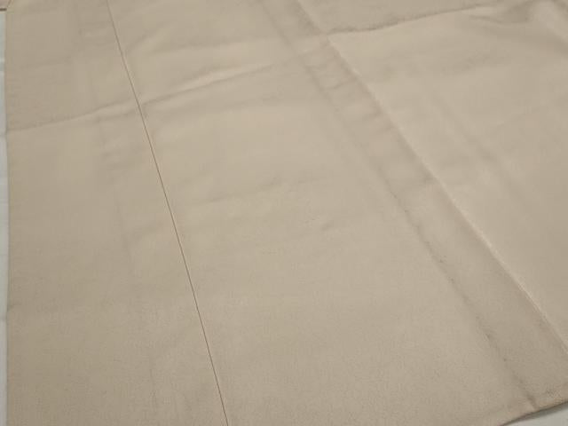 平和屋着物▽色無地 単衣 花地紋 洗柿色 高島屋扱い 洗える着物 AABJ8729st