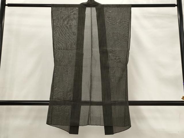 平和屋着物▽男性 袖なし羽織 スリーシーズン 春夏秋 塵除け 正絹 逸品 AABJ8735st