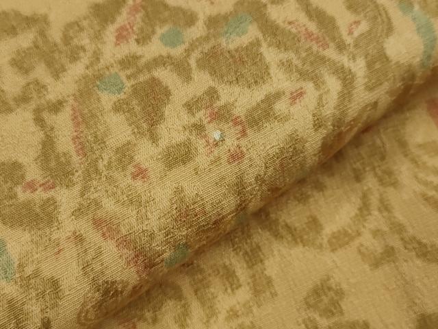 平和屋着物▽訪問着 単衣 エ霞鳳凰花文 正絹 逸品 AABJ8753st