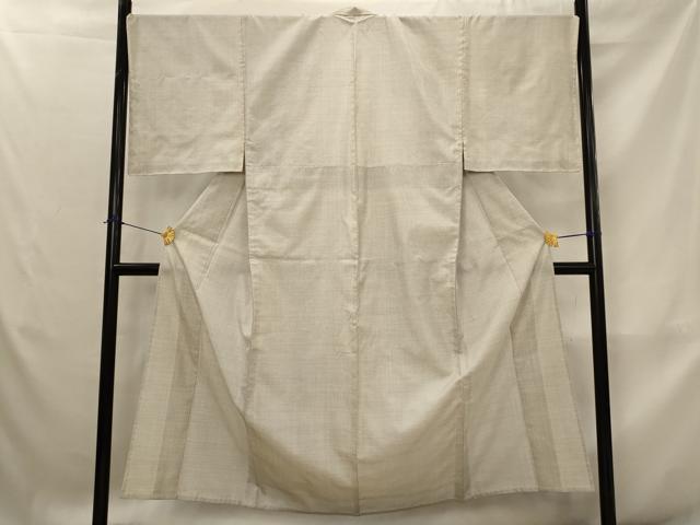 平和屋着物▽男性 本場大島紬 白大島 単衣 100亀甲 総詰め 正絹 逸品 AABJ8759st