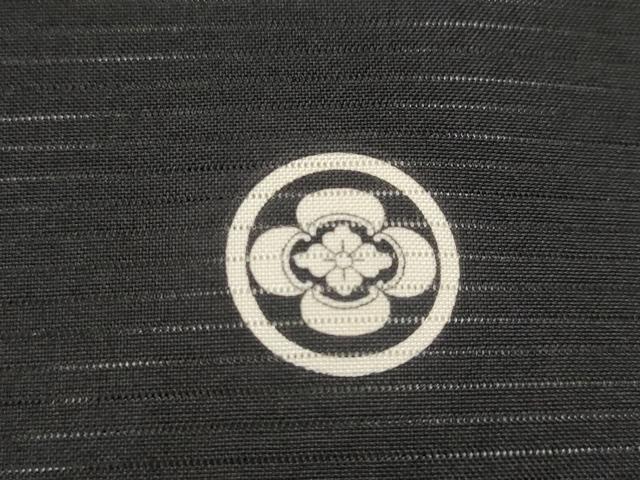 平和屋着物*夏物 黒留袖 絽 駒刺繍 松竹梅御所車文 正絹 逸品 AABJ8781st