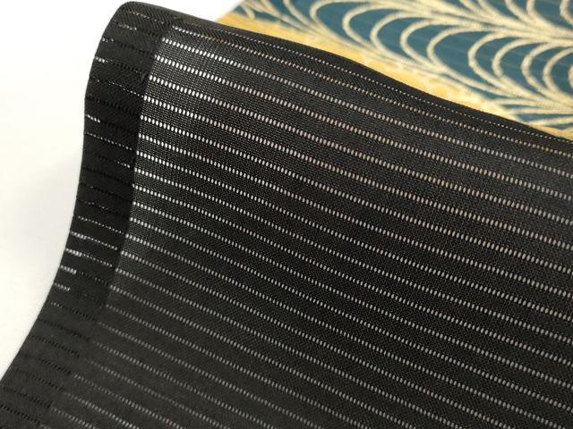 平和屋着物*夏物 黒留袖 絽 駒刺繍 風景枝松文 金彩 正絹 逸品 AABJ8782st