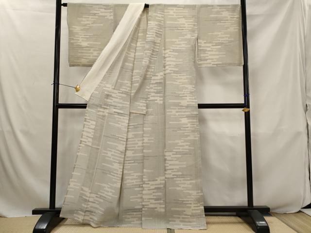 平和屋着物*夏物 本場大島紬 夏大島 エ霞文様 正絹 逸品 AABJ8820st