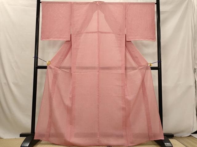 平和屋着物*夏物 江戸小紋 絽 作家物 寄せ小紋柄 反端付き 正絹 逸品 未使用 AABJ8824st